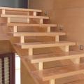 Calculation of a straight wooden staircase on stringers