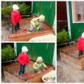 Plac zabaw dla dzieci „zrób to sam” na daczy (56 zdjęć): bezpieczne, zabawne i przydatne Drewniane miasteczko dla dzieci do rysunków daczy