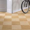 Methods for laying linoleum on a wooden floor